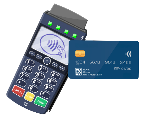 Card terminal with contactless card payment option